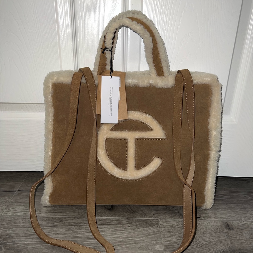 UGG x Telfar shearling tote crossbody bag
